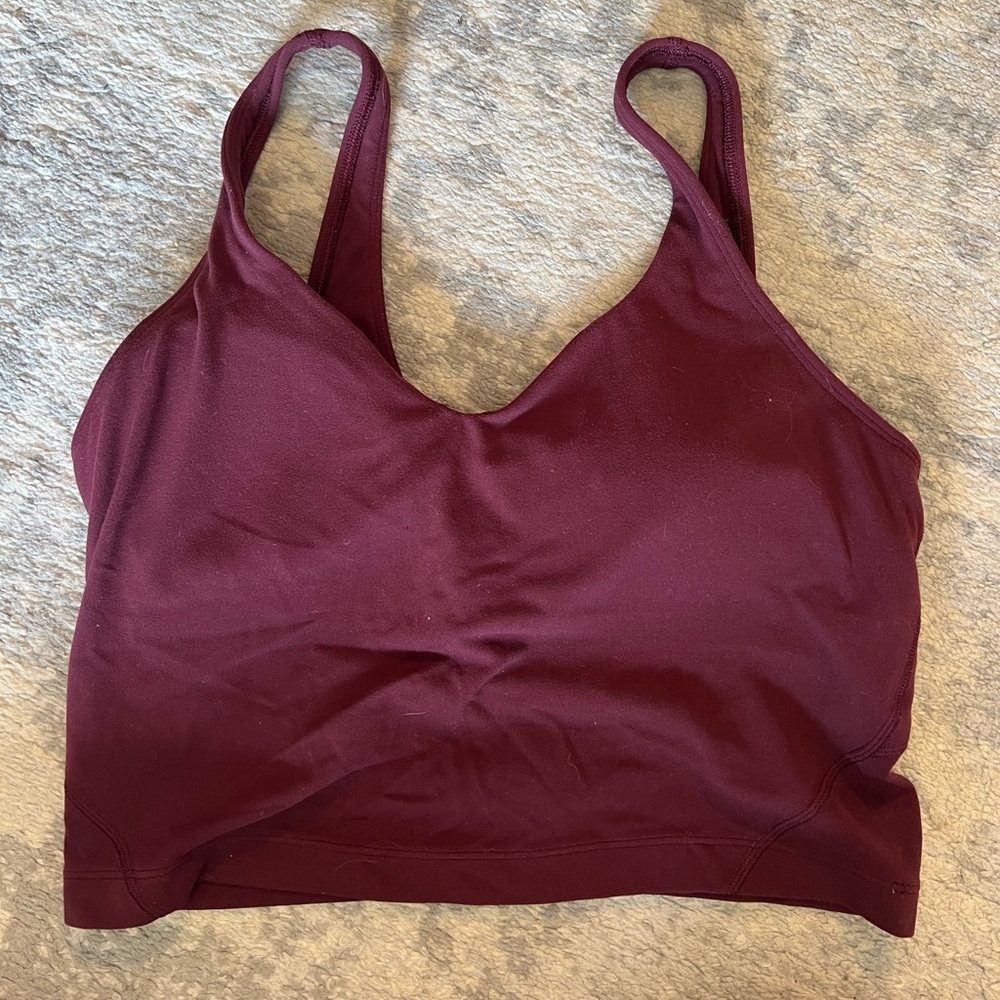 Lululemon Align Tank Maroon sz 8